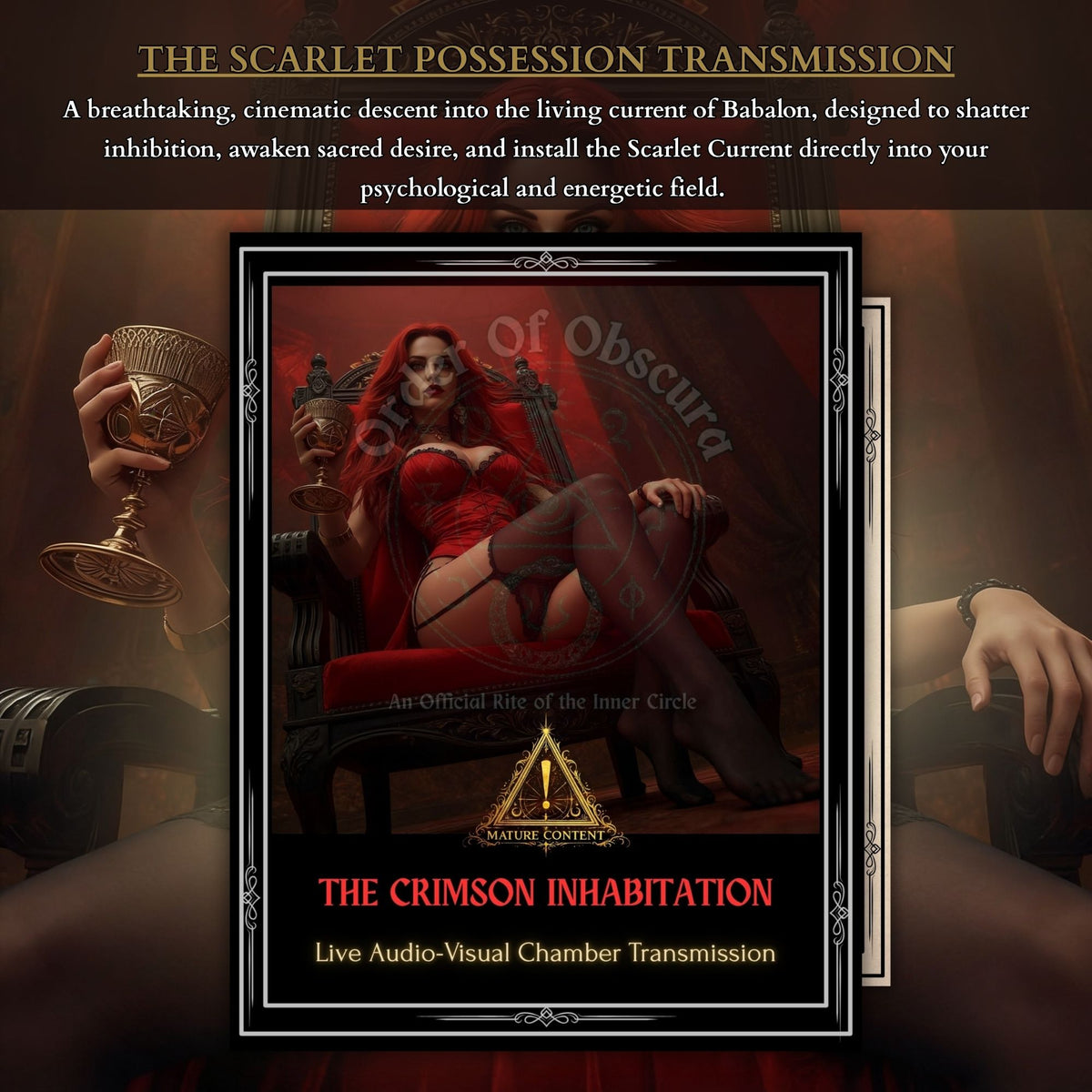 Order of Obscura Babalon attunement transmission for apex erotic magnetism