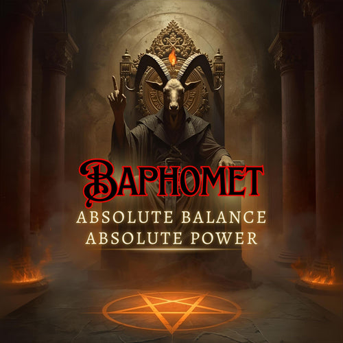 Baphomet Demon Attunement for occult ritual power, hidden gnosis, Left Hand Path initiation, and sovereign spiritual integration.