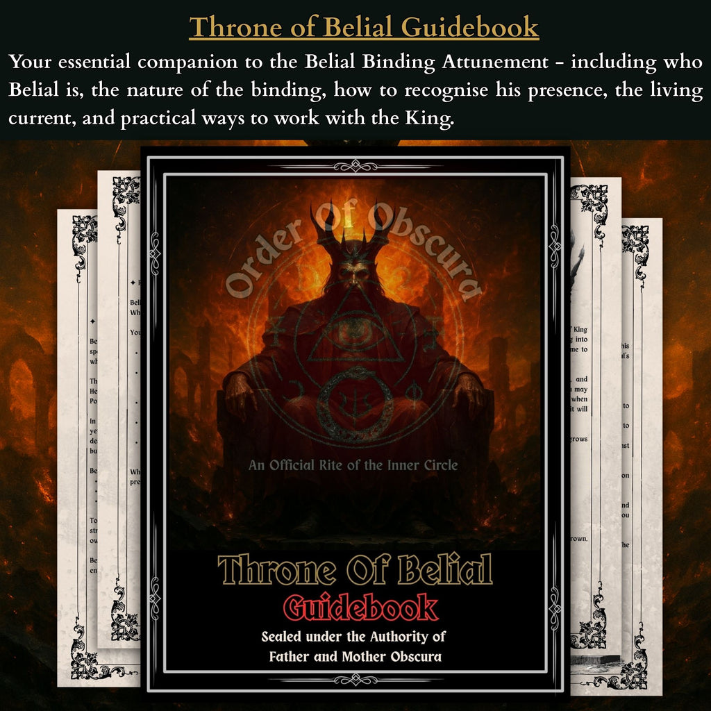 King Belial ars goetia current integration grimoire and high-potency power spell codex.