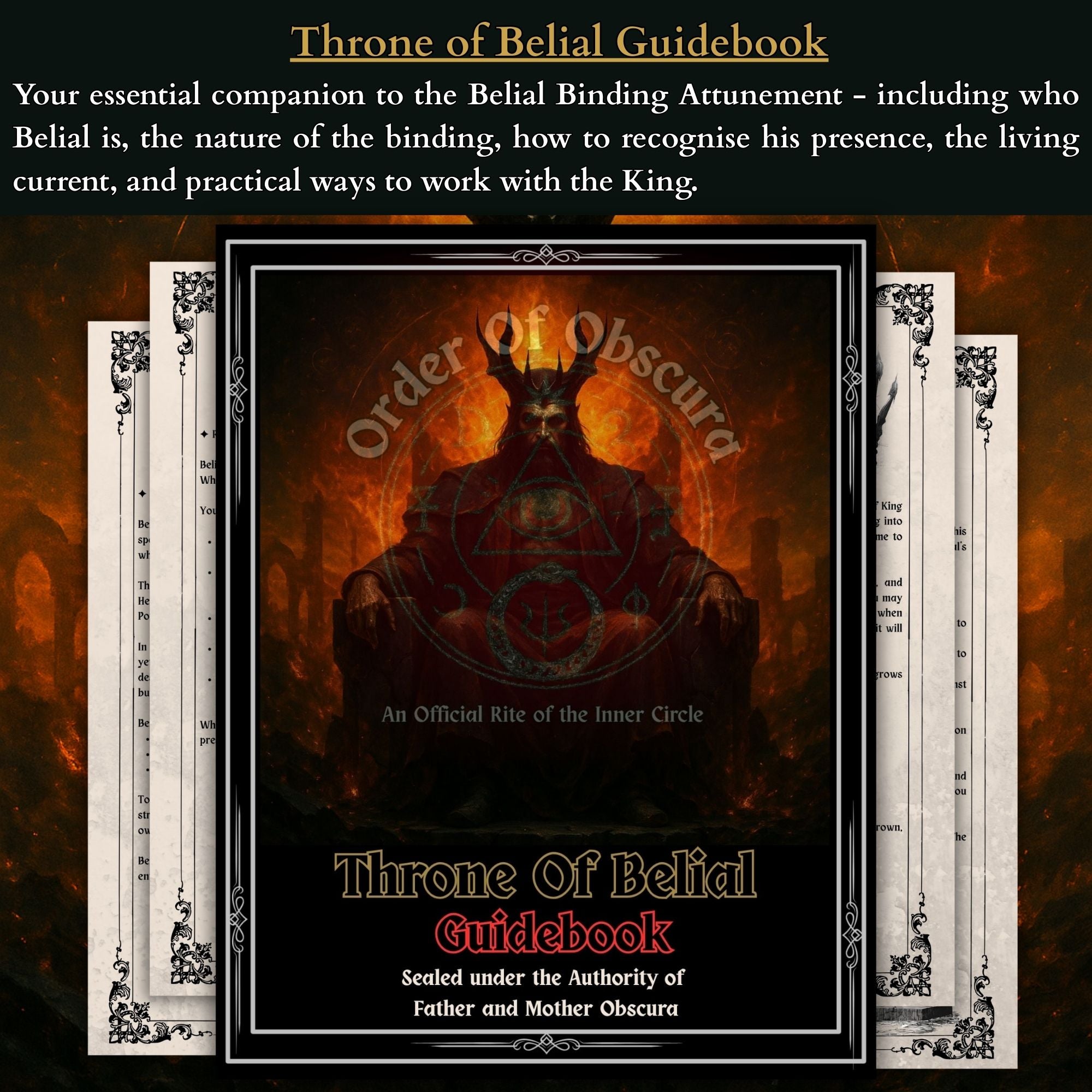 King Belial ars goetia current integration grimoire and high-potency power spell codex.