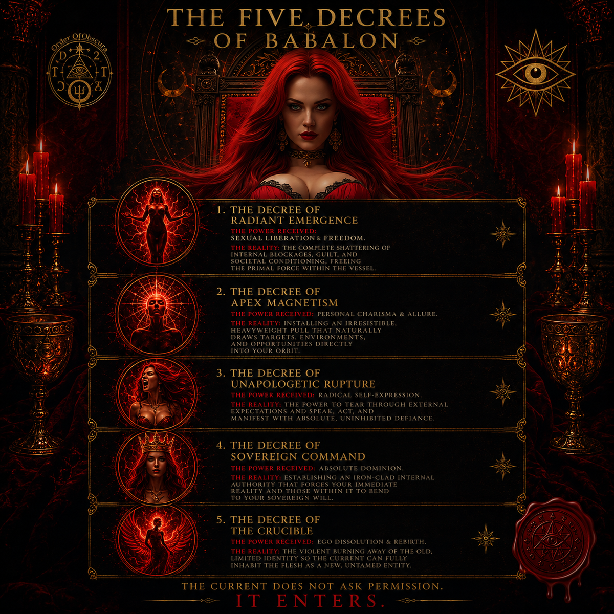 Personalized occult demon attunement service for radical self-expression