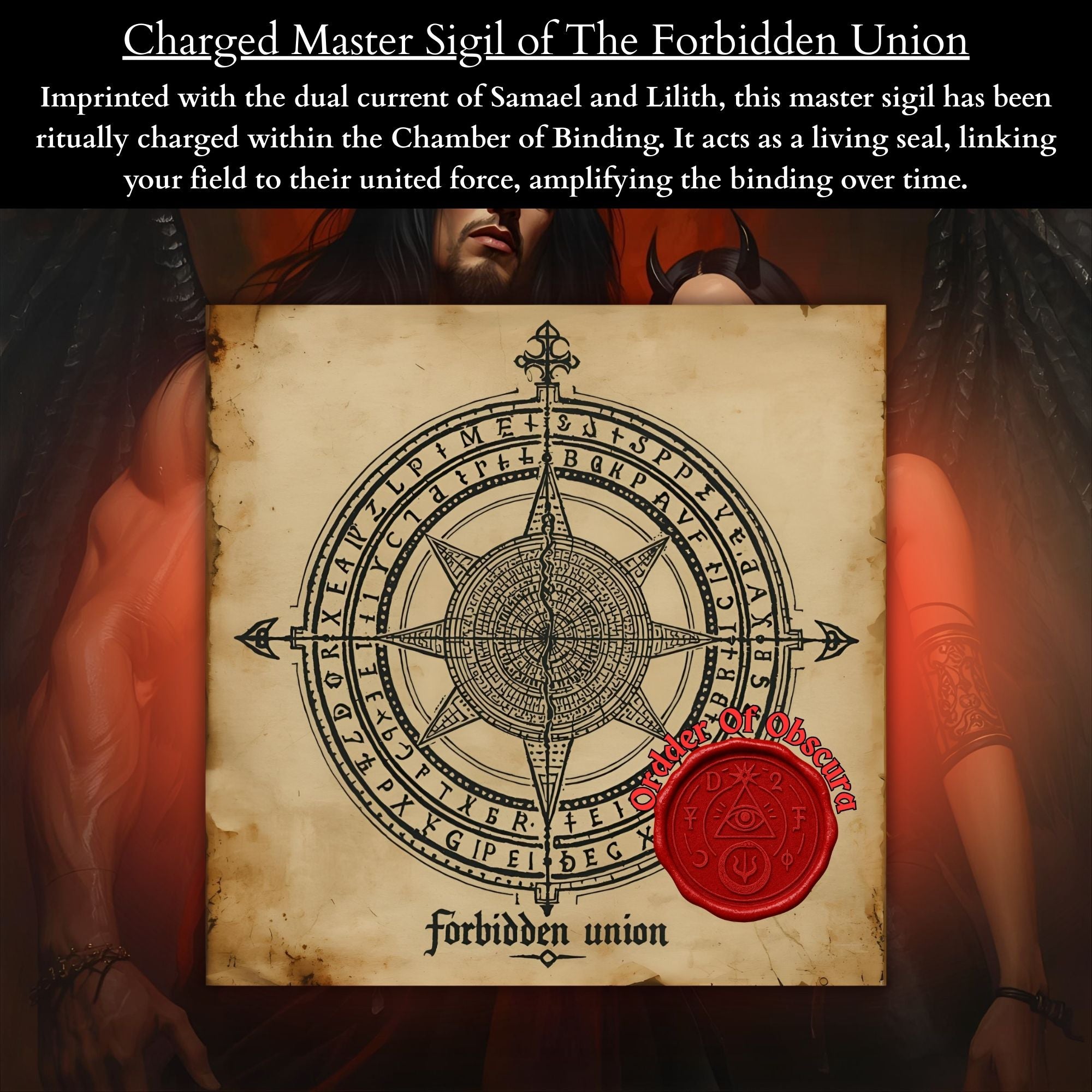Samael and Lilith Sigil art