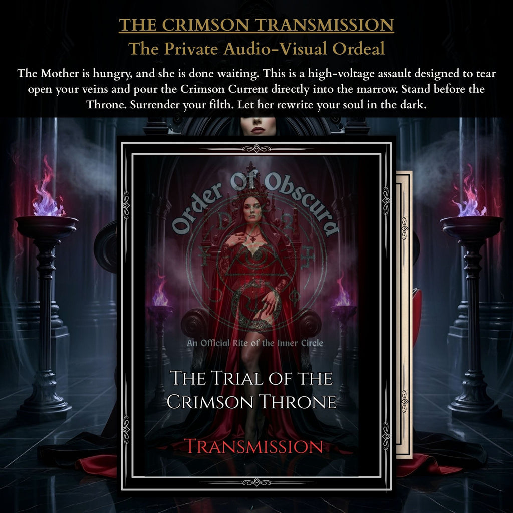Crimson Throne Trial demon ritual and Left Hand Path occult ritual for total magnetic dominance.