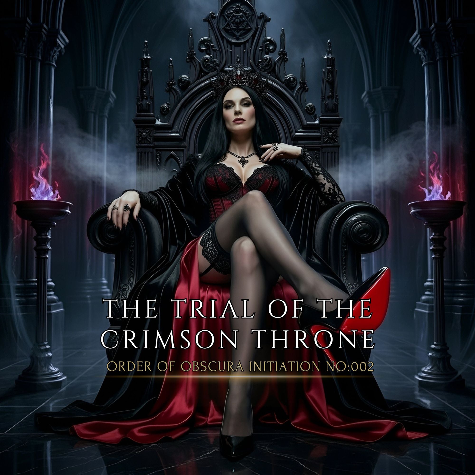 Crimson Throne Trial demon ritual and Left Hand Path occult ritual for total magnetic dominance.