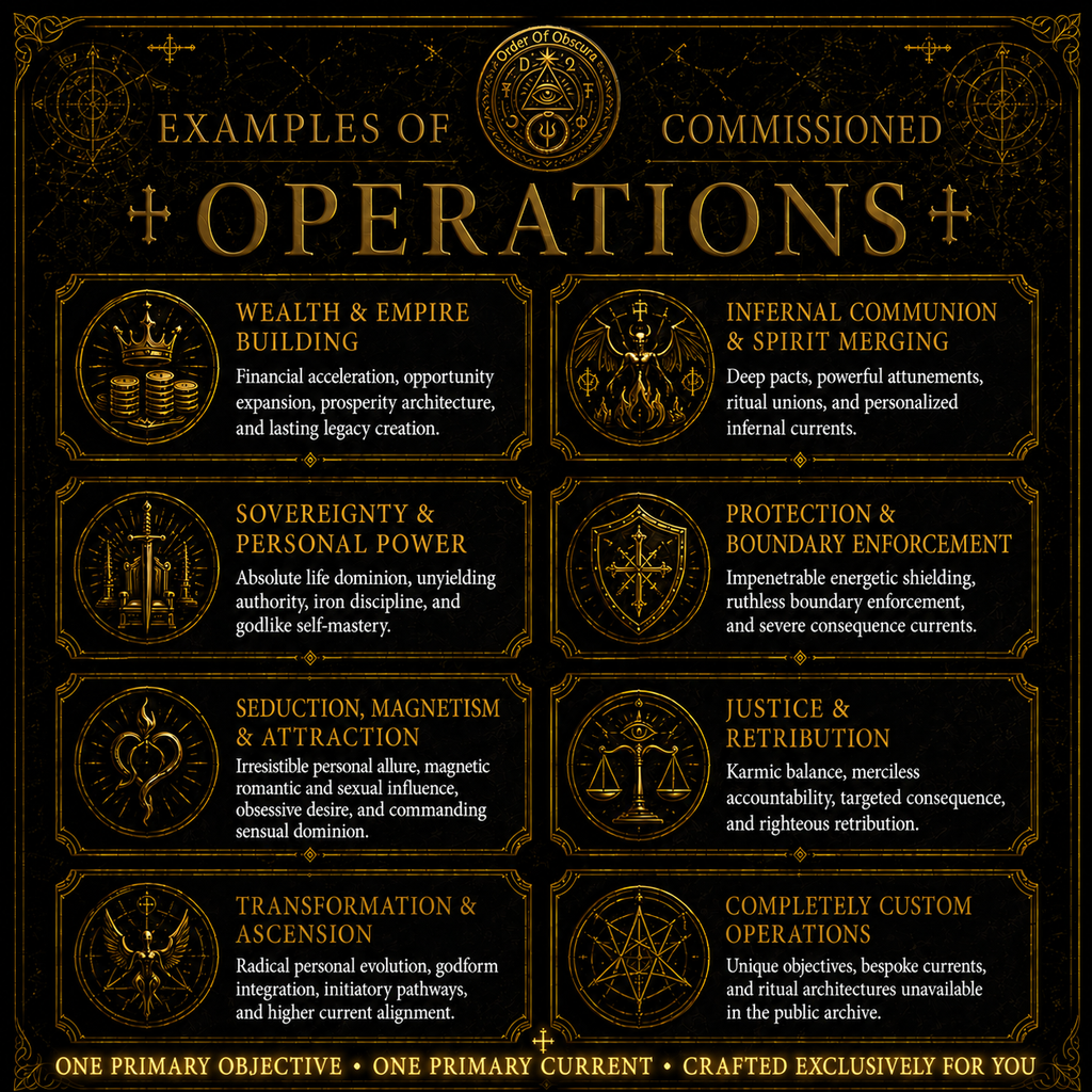 A personalized spirit merging operation and custom infernal attunement conducted within the subterranean chambers of the Manor.