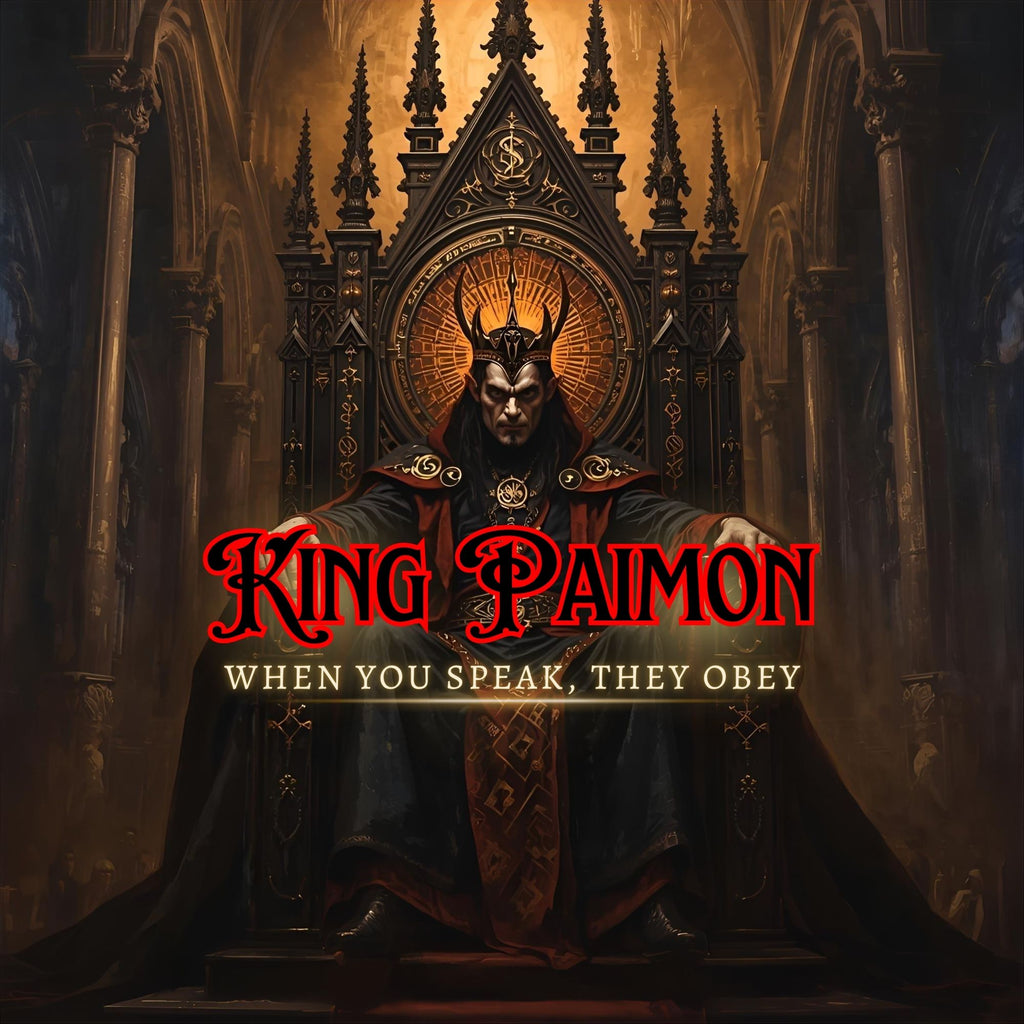 King Paimon demon attunement and Goetic occult ritual for authority and influence from The Order of Obscura.