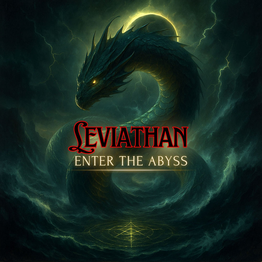 Leviathan Demon Attunement ritual presentation from The Order of Obscura showcasing abyssal power and total protection.