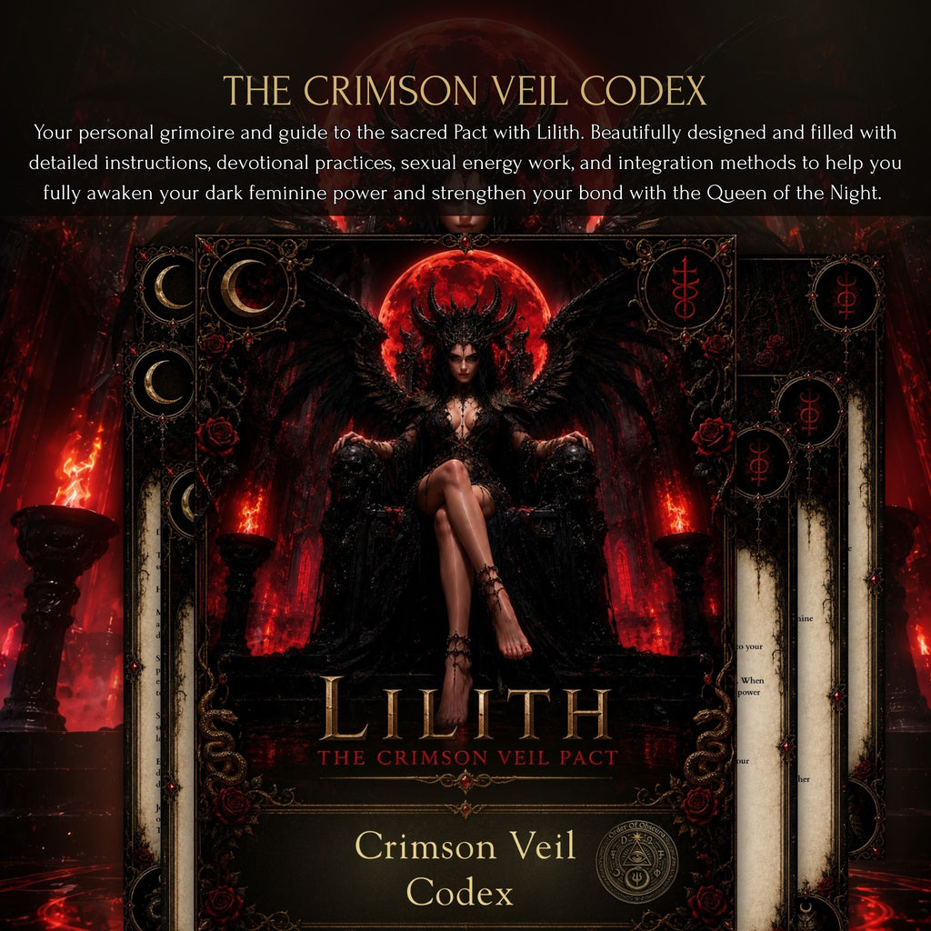 Lilith Ritual for those drawn to demon pacts, Left Hand Path occult work, spirit merging, desire, autonomy, and dark feminine dominion.
