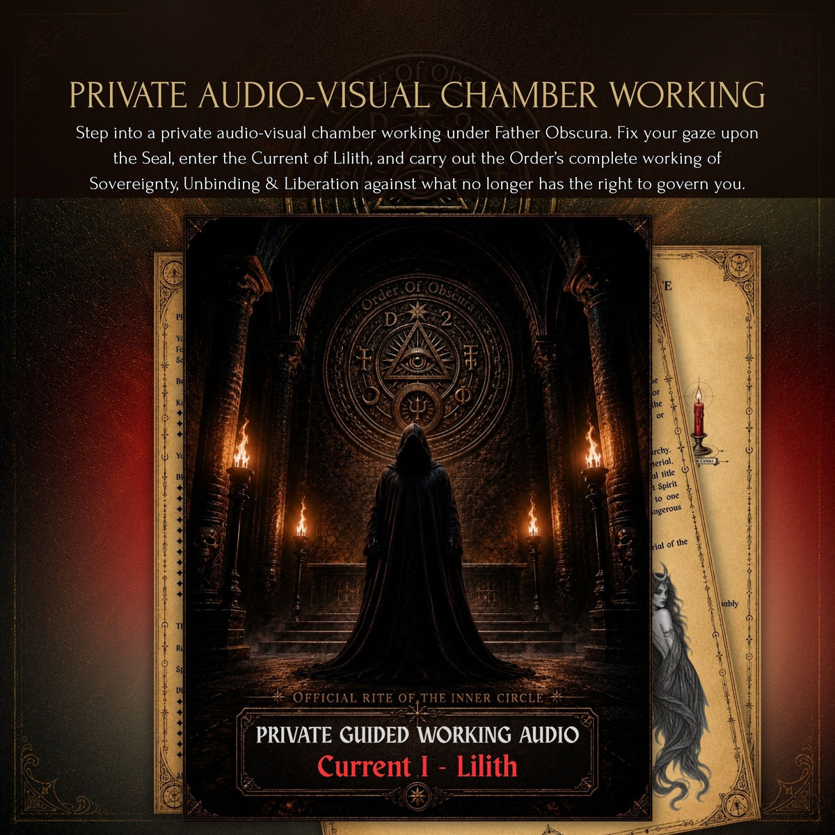 Lilith Demon Ritual audio visual chamber working with Father Obscura for sovereignty, liberation and personal authority
