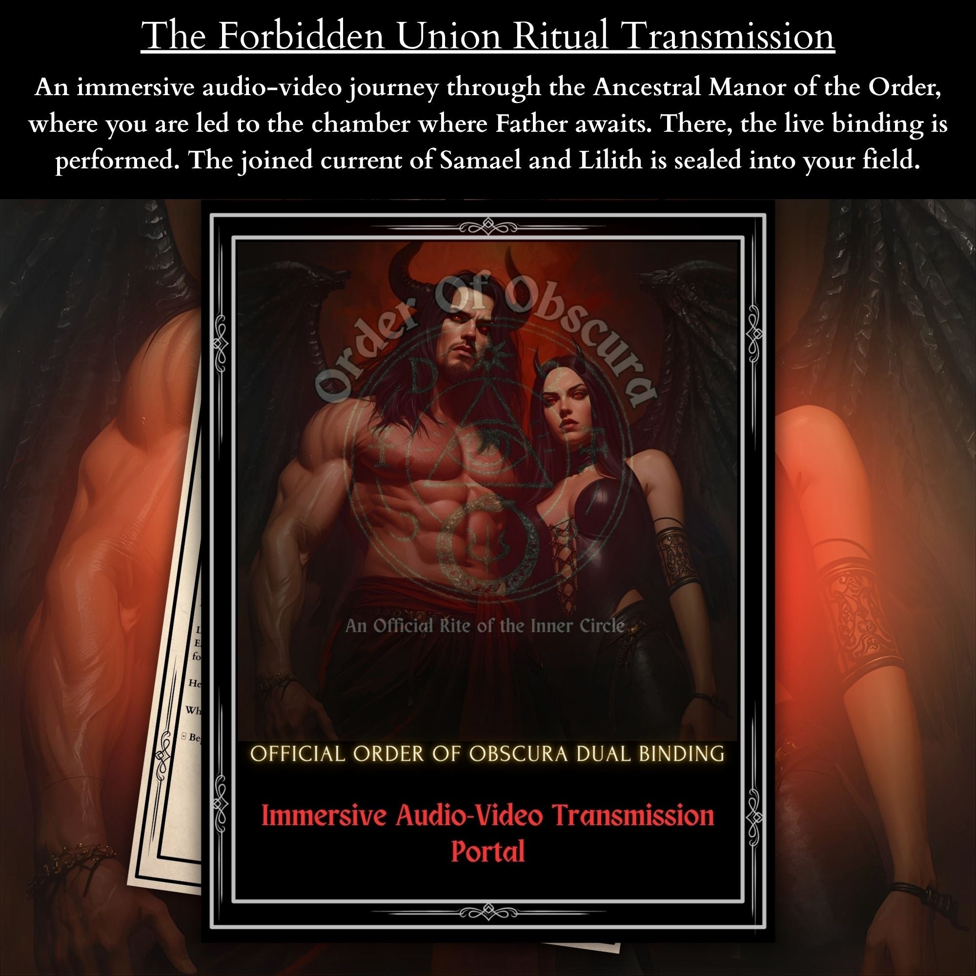 High-intensity occult ritual and demon attunement for binding the Samael and Lilith current to eliminate hesitation.