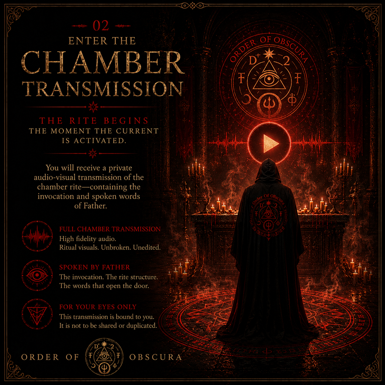 Lucifer Occult artwork created for a Lucifer demon Pact and distance attunement ritual within The Order of Obscura