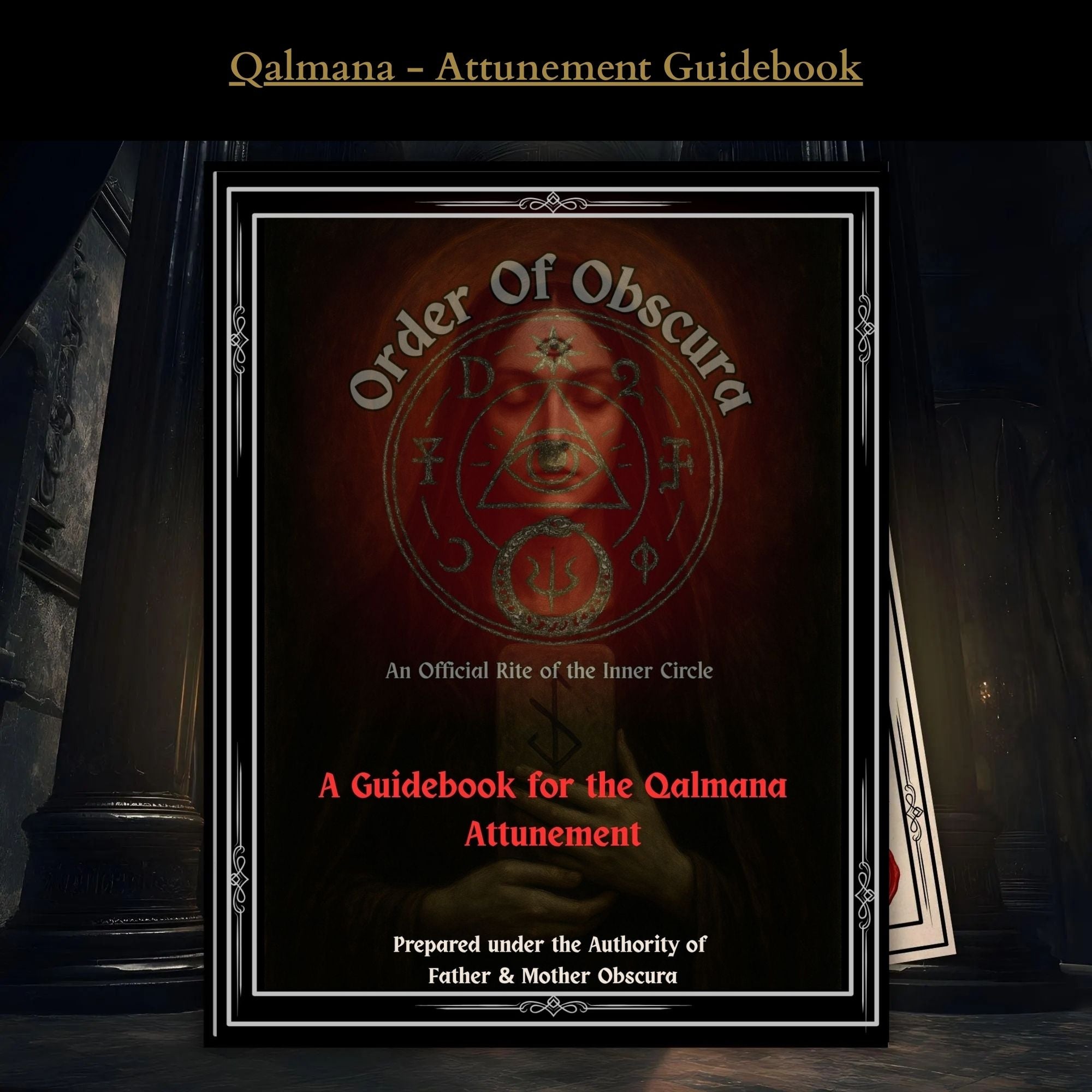 Left Hand Path Qalmana Demon Attunement for authority, influence, occult confidence, sovereign presence, and dark feminine ritual alignment.