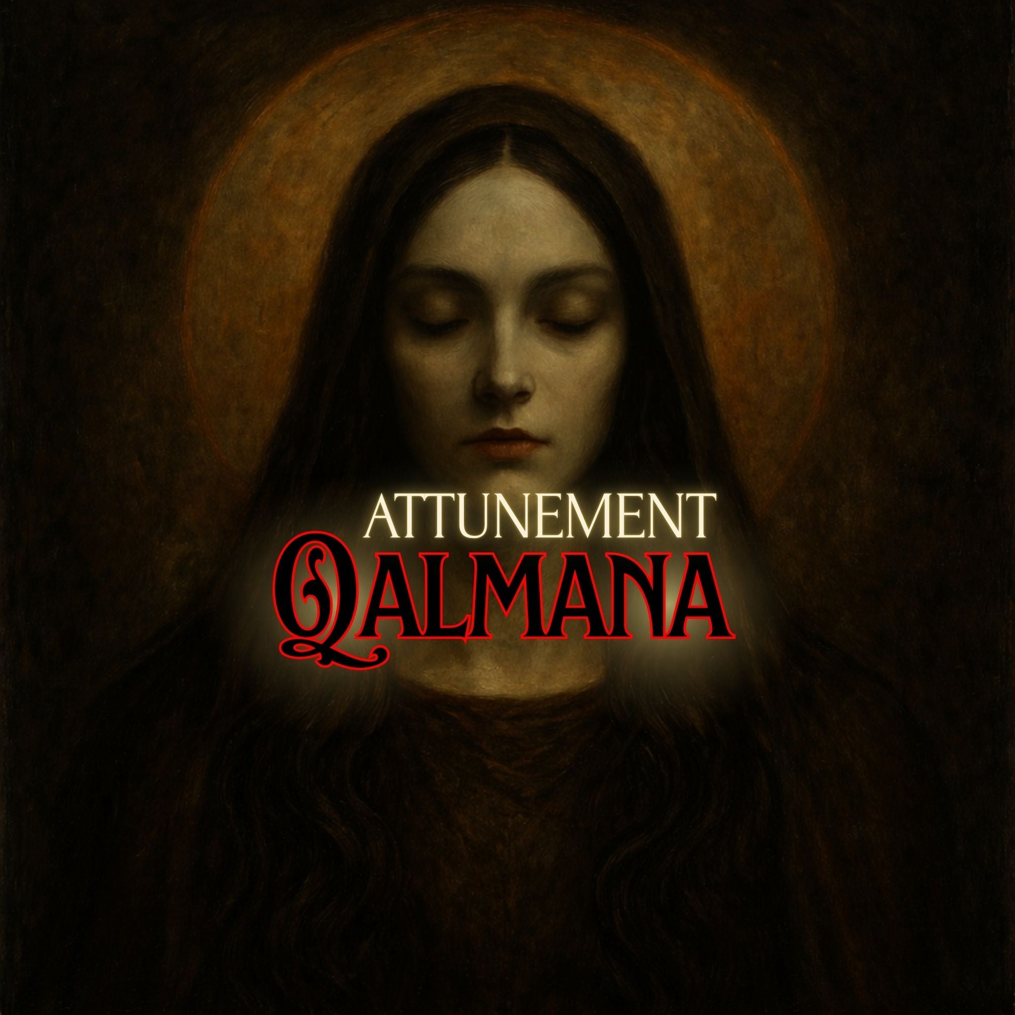 Qalmana Demon Attunement for dark feminine command, authority, influence, sovereign speech, and Left Hand Path occult ritual work.