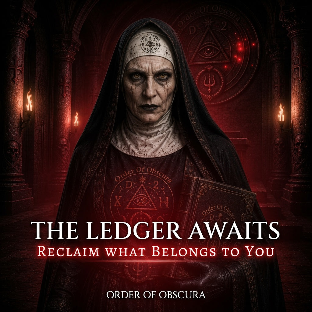High-resolution Reclamation Seal for the Order of Obscura occult ritual and Black Ledger ceremonial working