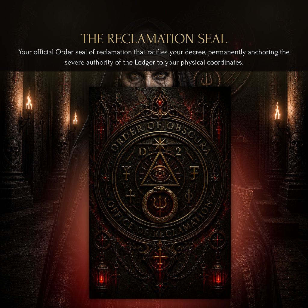The Reclamation Codex illustrated occult guide to Mother Vespera, the Black Ledger and the Office of Reclamation