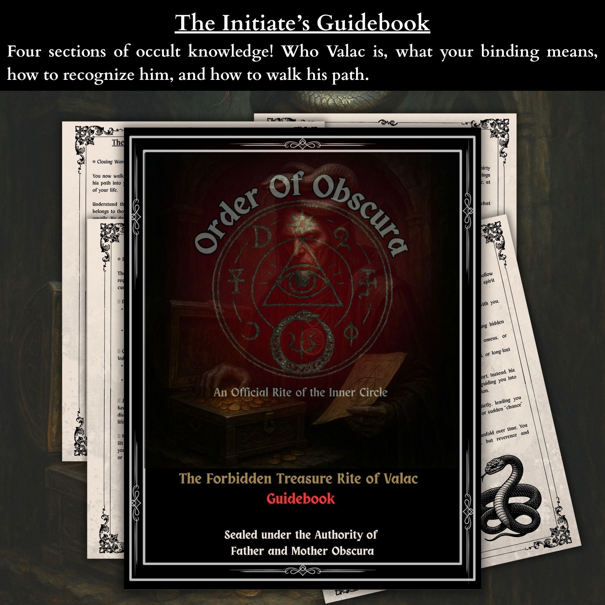 Valac Demon Attunement through The Order of Obscura for hidden knowledge, spirit merging, strategic command, and one-move-ahead awareness.