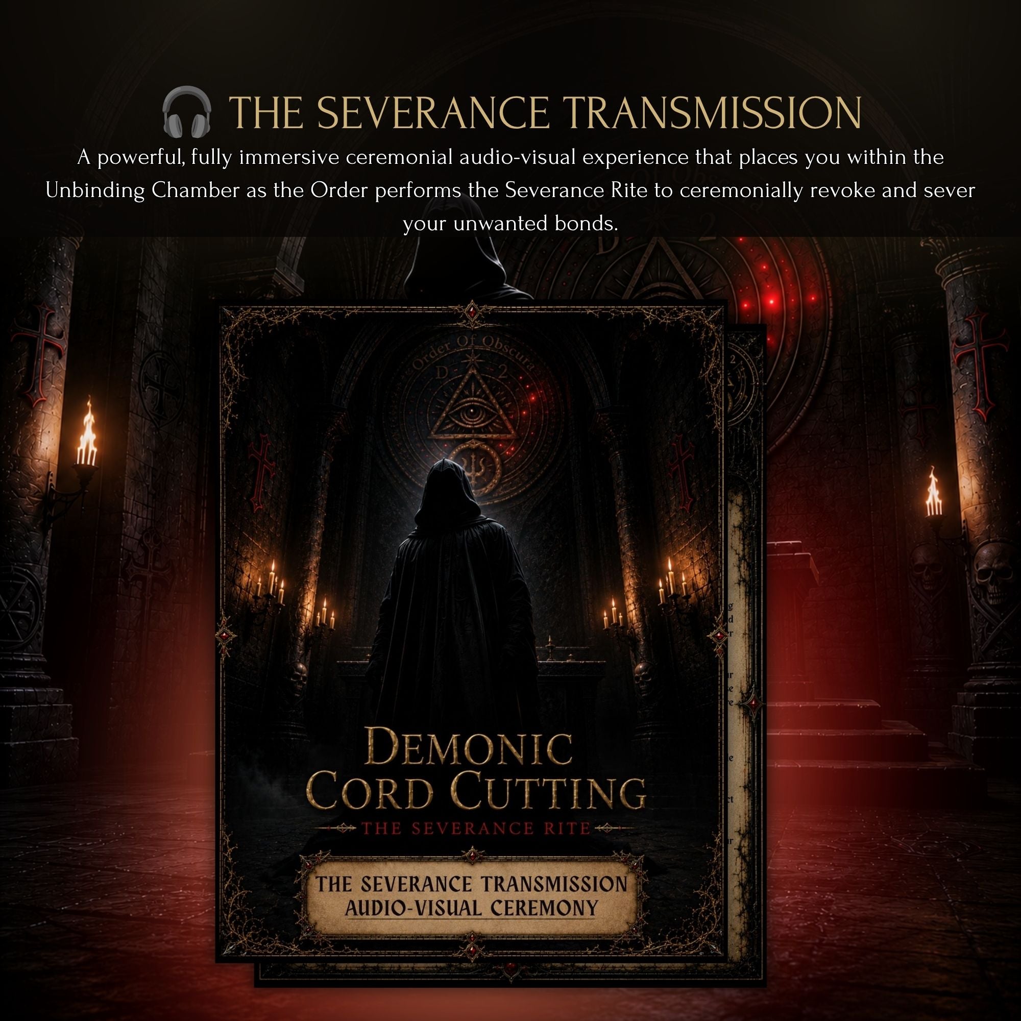 Powerful banishing spell and demonic ritual for third party removal, entity clearing, and aura cleansing.