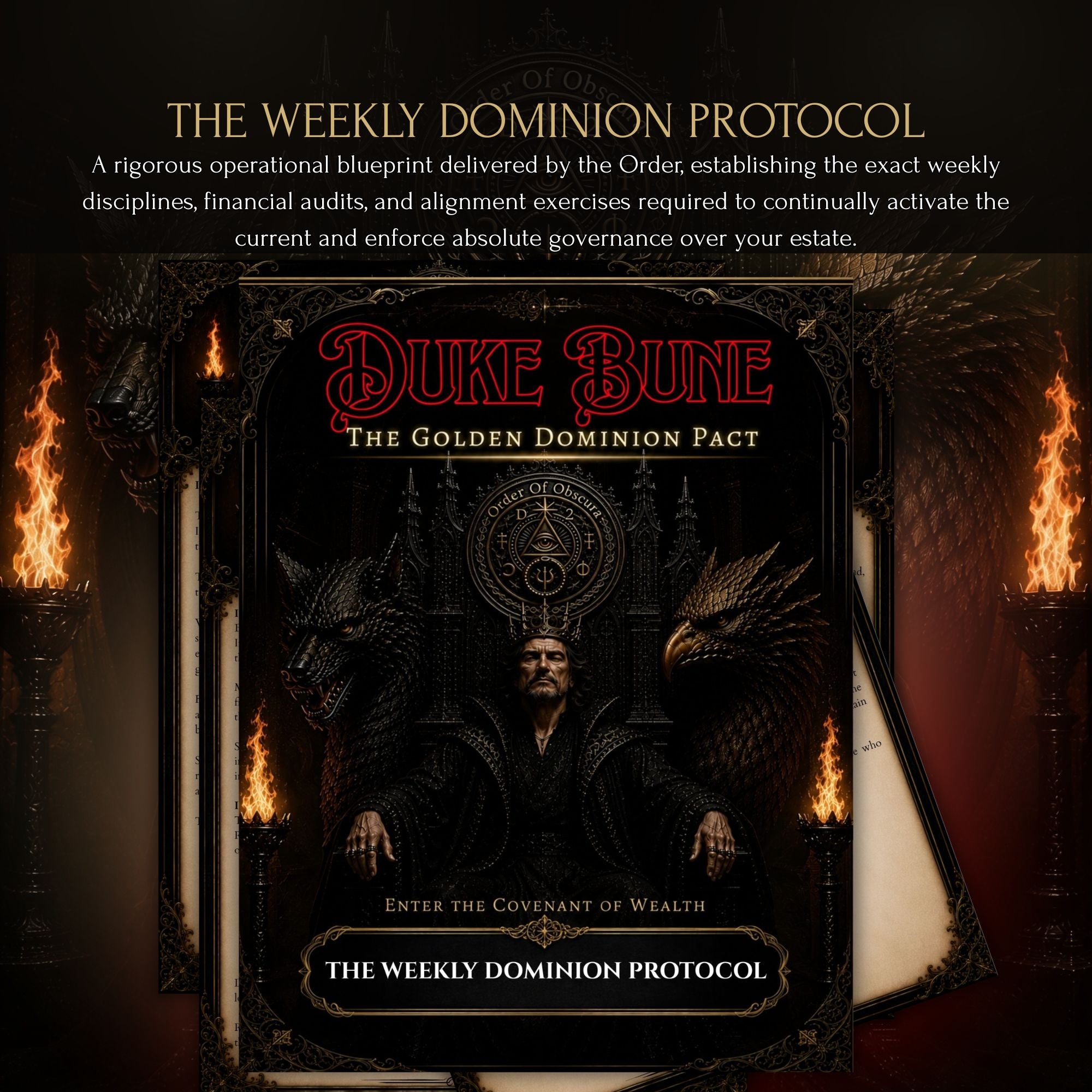 Duke Bune weekly protocol