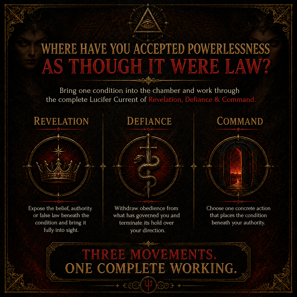 Lucifer Practitioner Manual digital grimoire for demon ritual, Lucifer sigil, enn and ceremonial practice