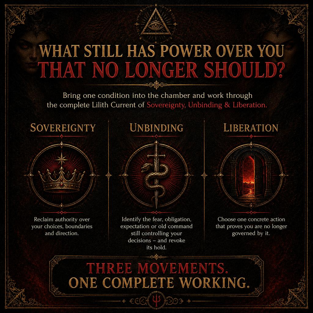 Lilith Practitioner Manual digital grimoire for sovereignty, unbinding, liberation and demon ritual practice