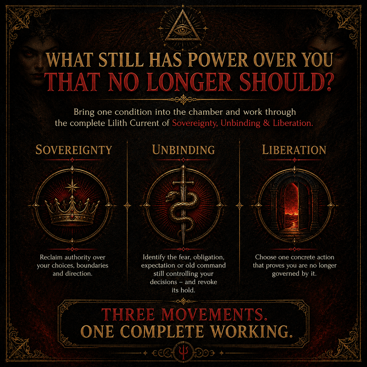 Lilith Practitioner Manual digital grimoire for sovereignty, unbinding, liberation and demon ritual practice