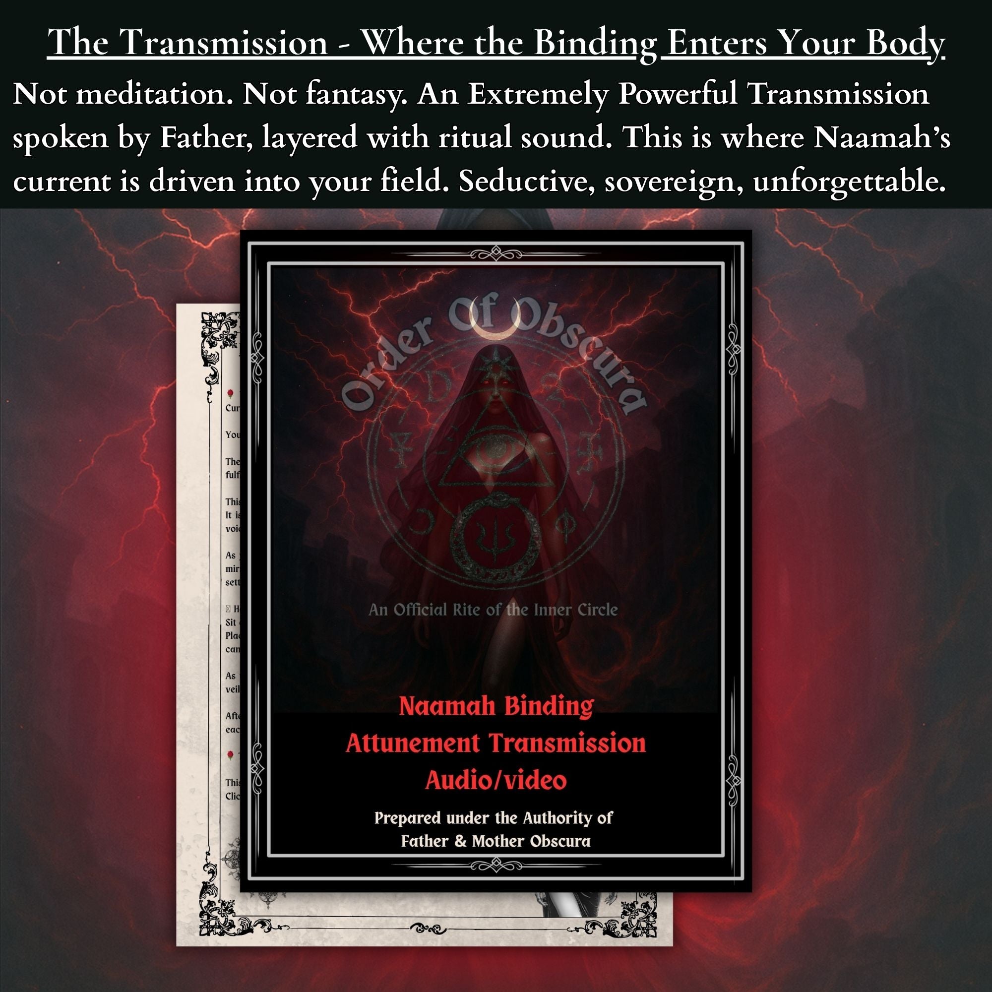 Personalized demon ritual and Naamah current installation for social predation and sovereign glamour mastery.