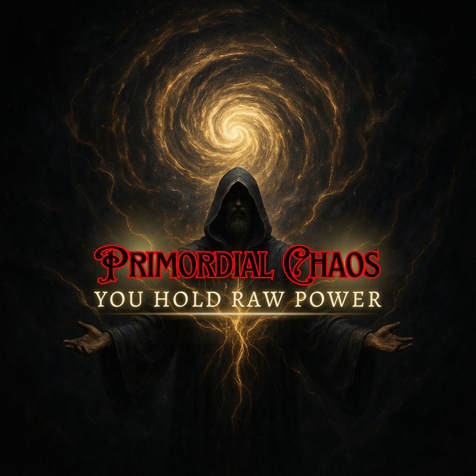 Primordial Chaos Attunement ritual seal and cosmic void sigil from The Order of Obscura.